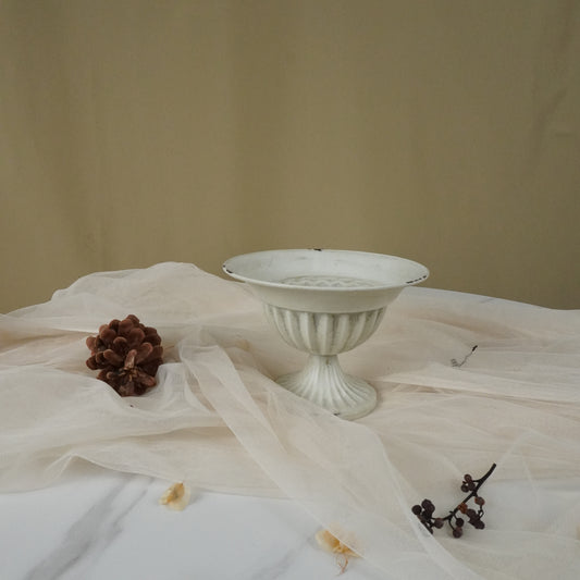 French Style Metal Vase - rental