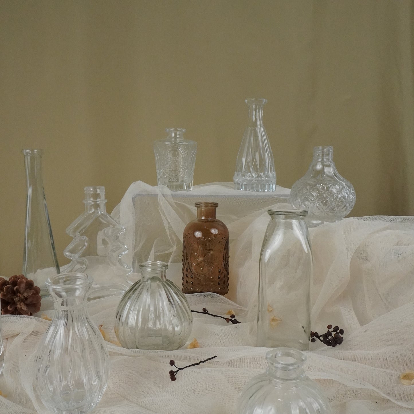 Glass Bud Vases - rental