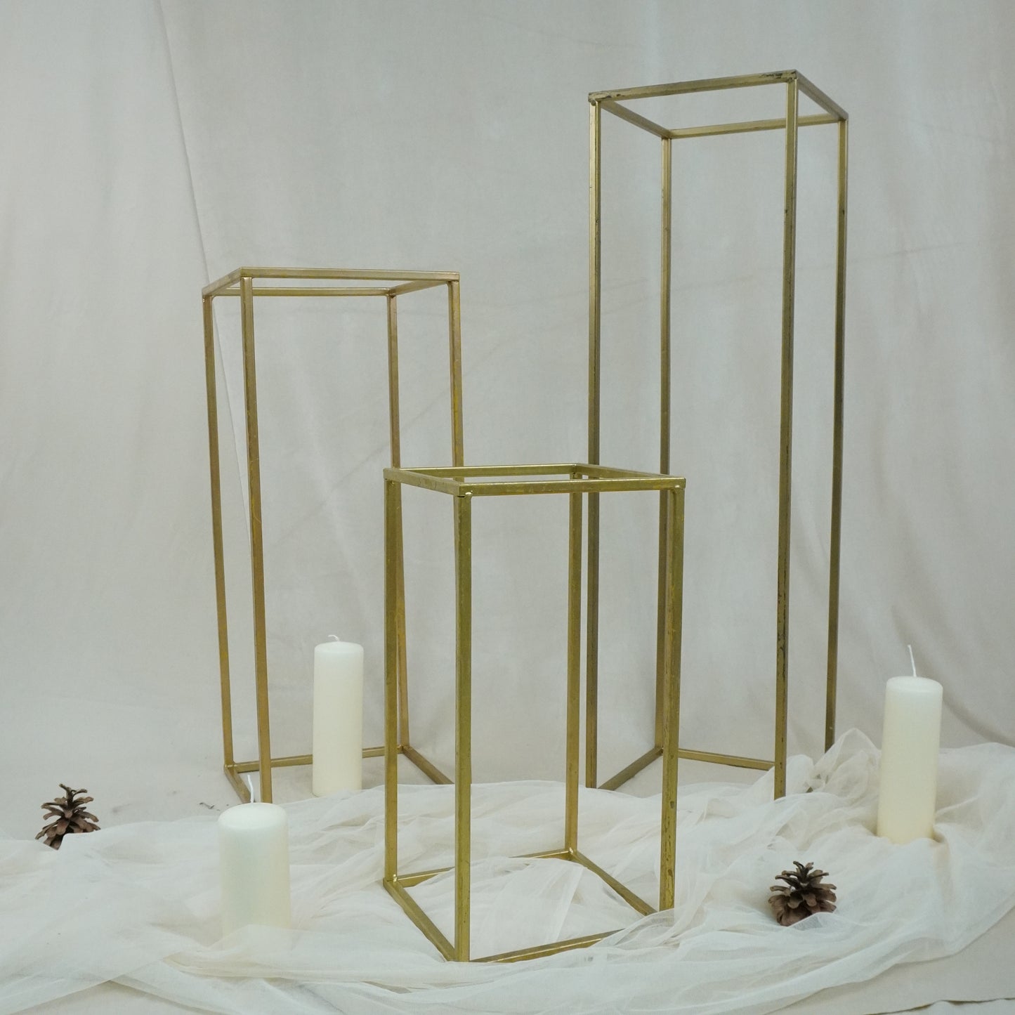 Golden Metal Stand - rental