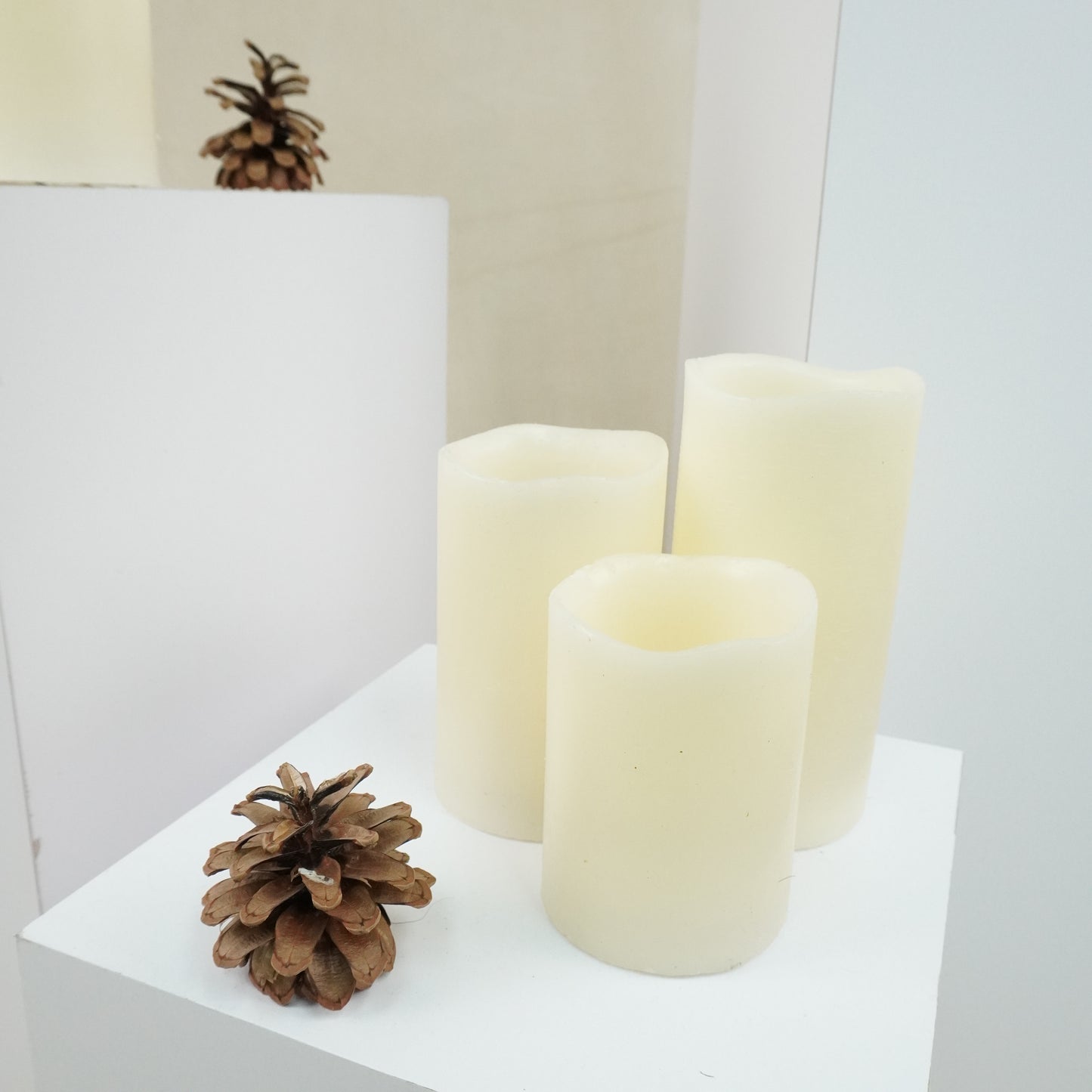 White Metal Lantern - rental