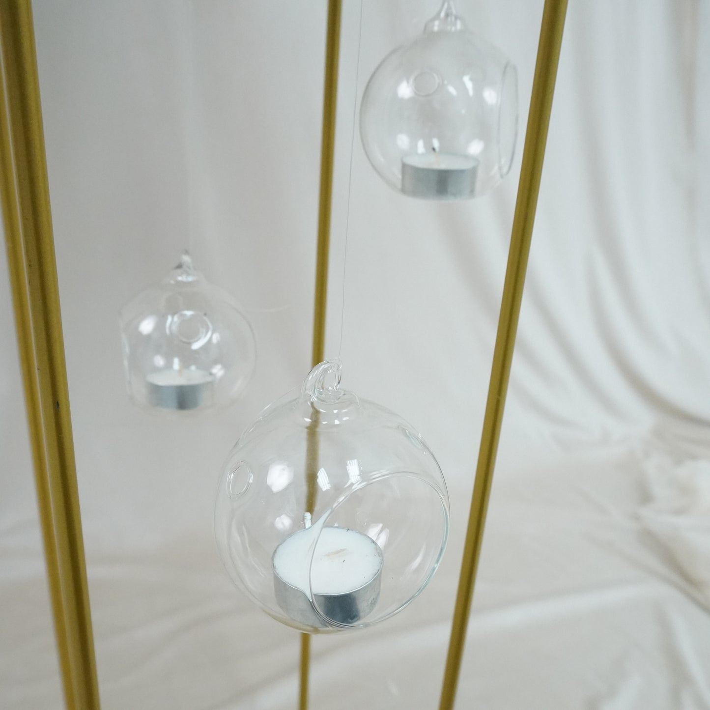 Crystal Ball Candle Holder- rental