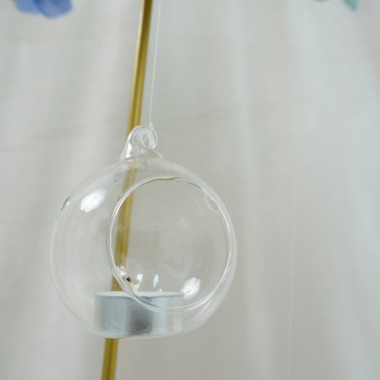 Crystal Ball Candle Holder- rental
