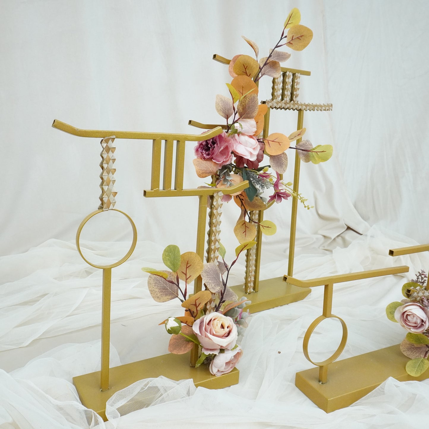 Chinese Style Wedding Decoration With Flower - rental