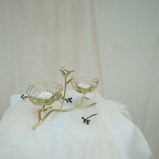 Table Decoration - Golden Table Holder - rental