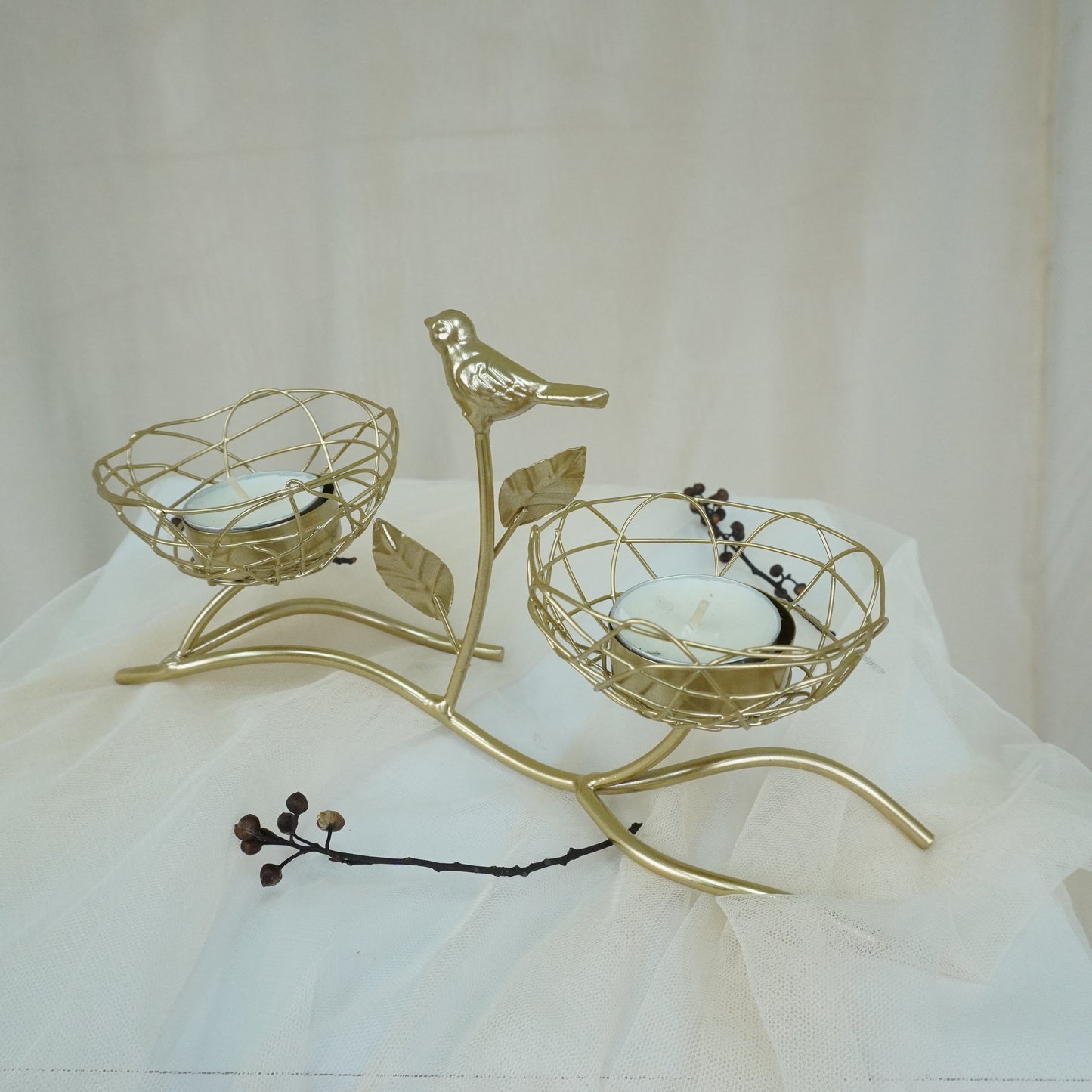 Table Decoration - Golden Table Holder - rental