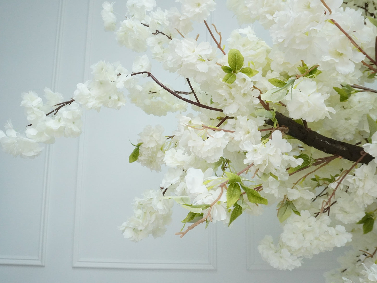 Artificial White Cherry Blossoms Tree - rental