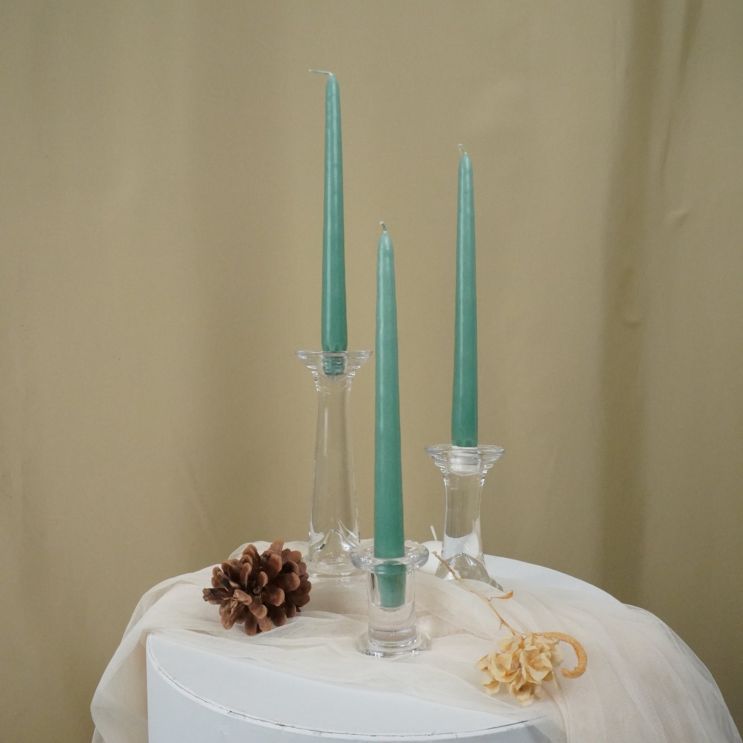 Glass Candle Holder Set - rental