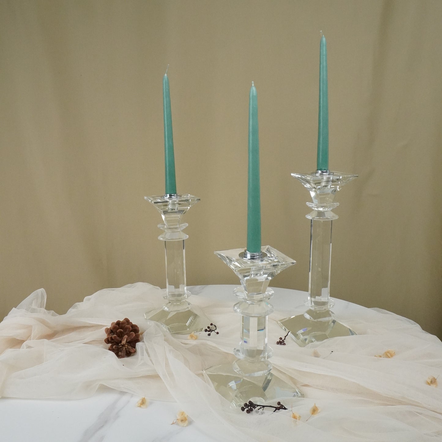 Crystal Candle Holder Set - rental
