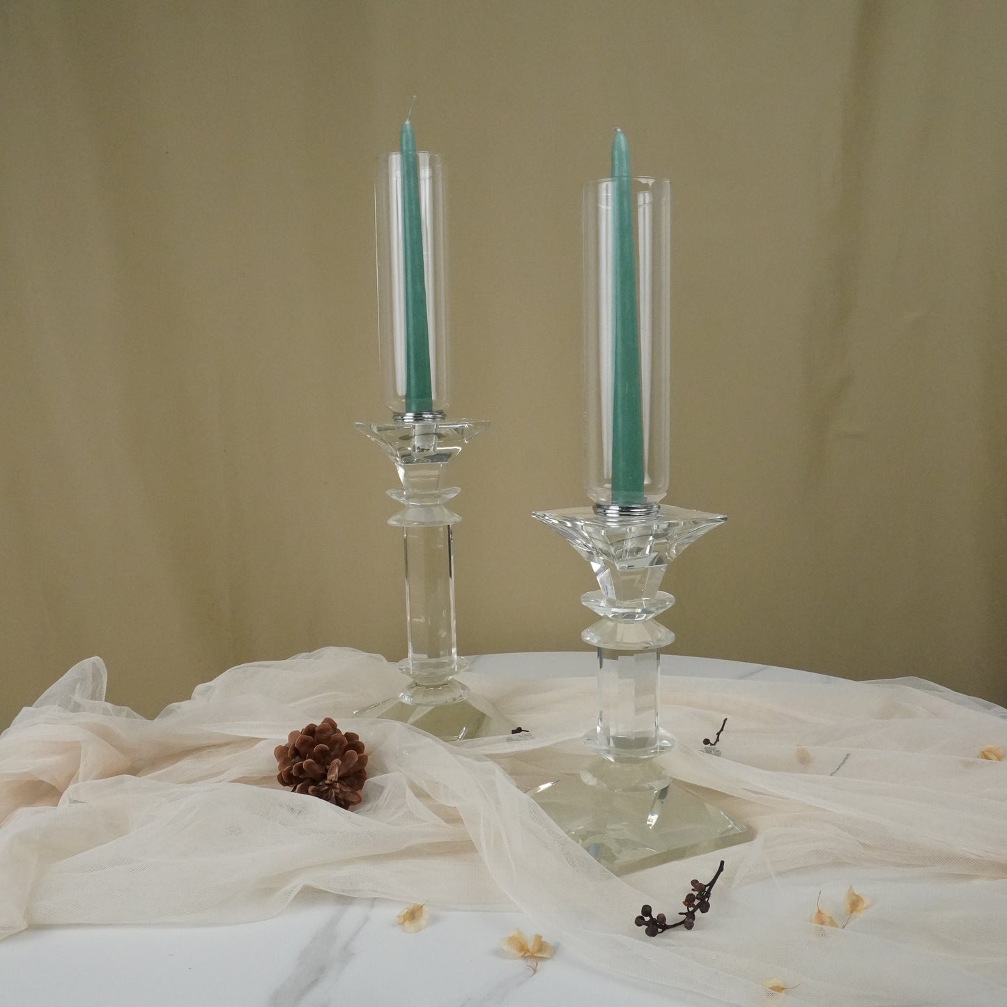 Crystal Candle Holder Set - rental