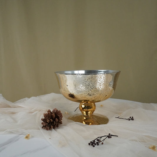 Sterling Glass Bowl/Vase - Gold - rental