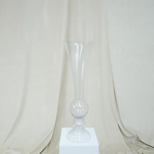 Glass Tall Caroline Vase - rental